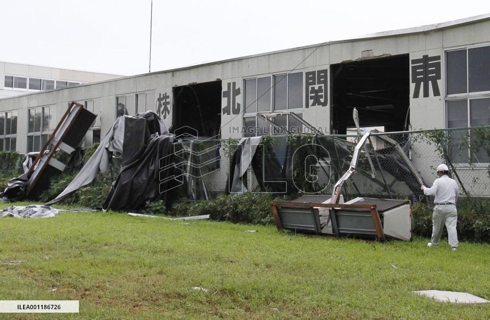 Tornados hit Tochigi Pref.