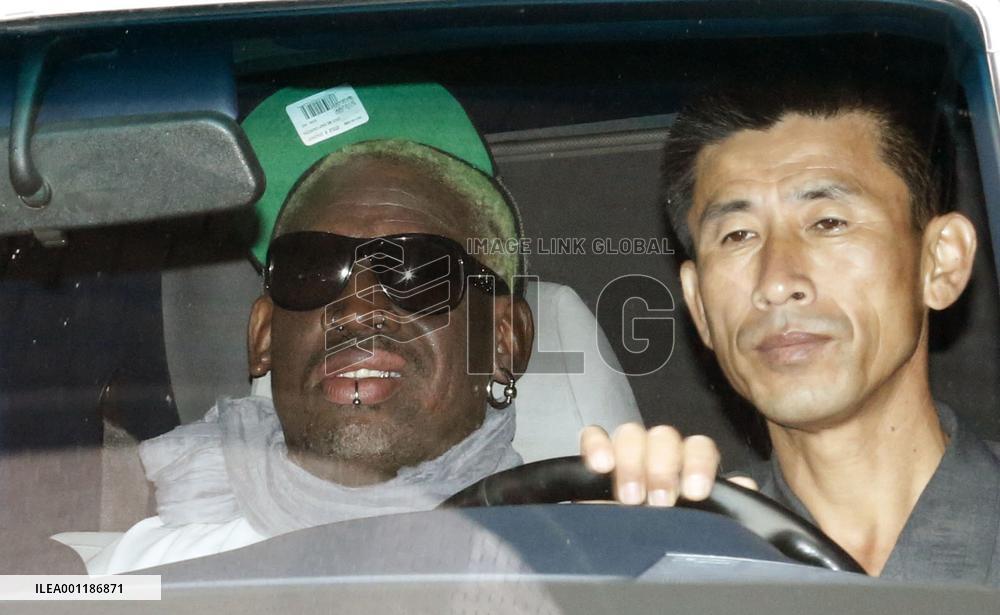 Rodman leaves N. Korea