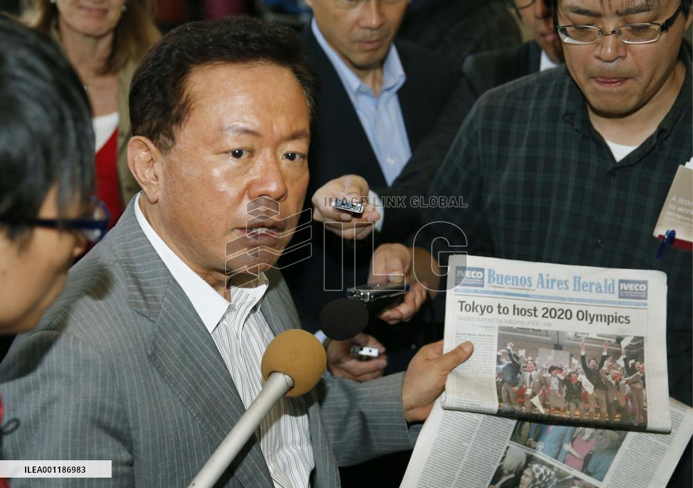 Tokyo gov. leaves Buenos Aires