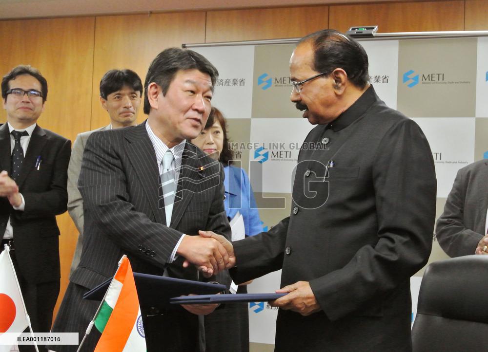 India minister in Japan