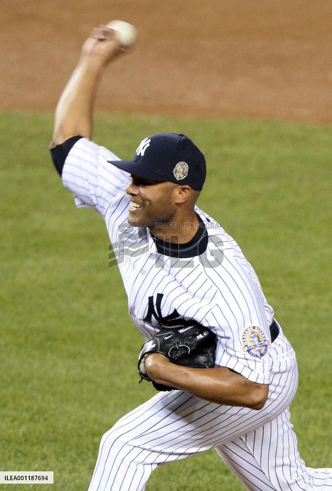 Rivera's last pitch at home