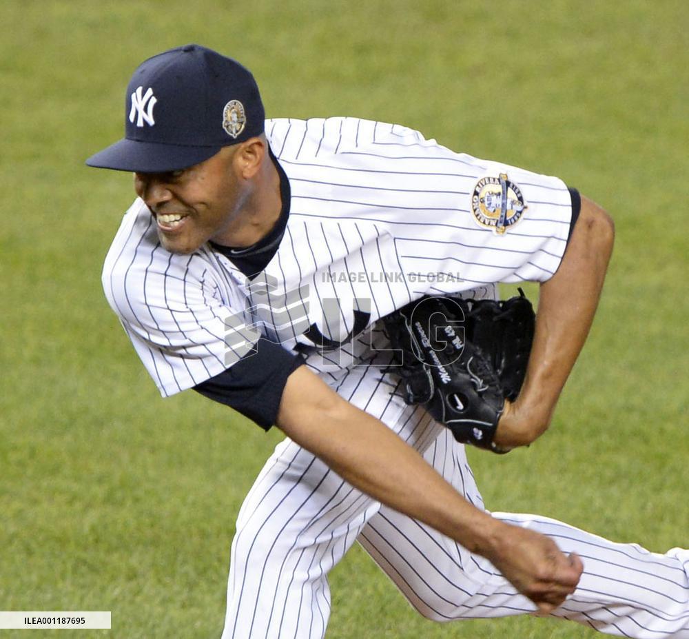 Rivera's last pitch at home
