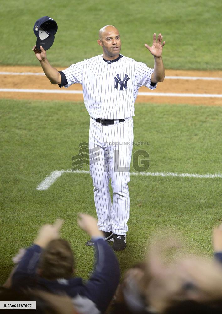 Rivera's last pitch at home