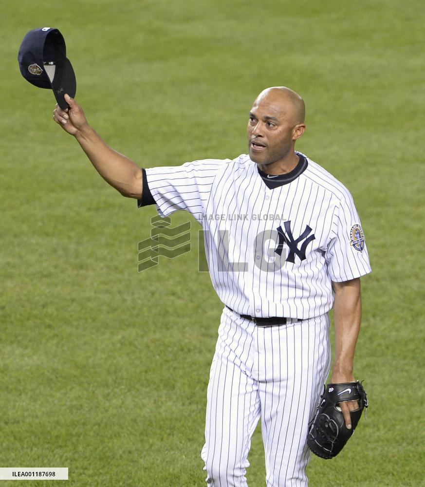 Rivera's last pitch at home