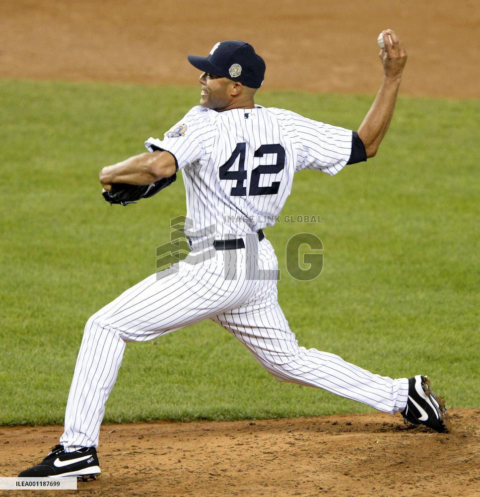 Rivera's last pitch at home