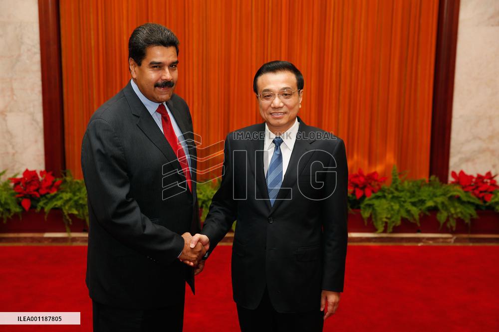 Venezuelan President Maduro in Beijing
