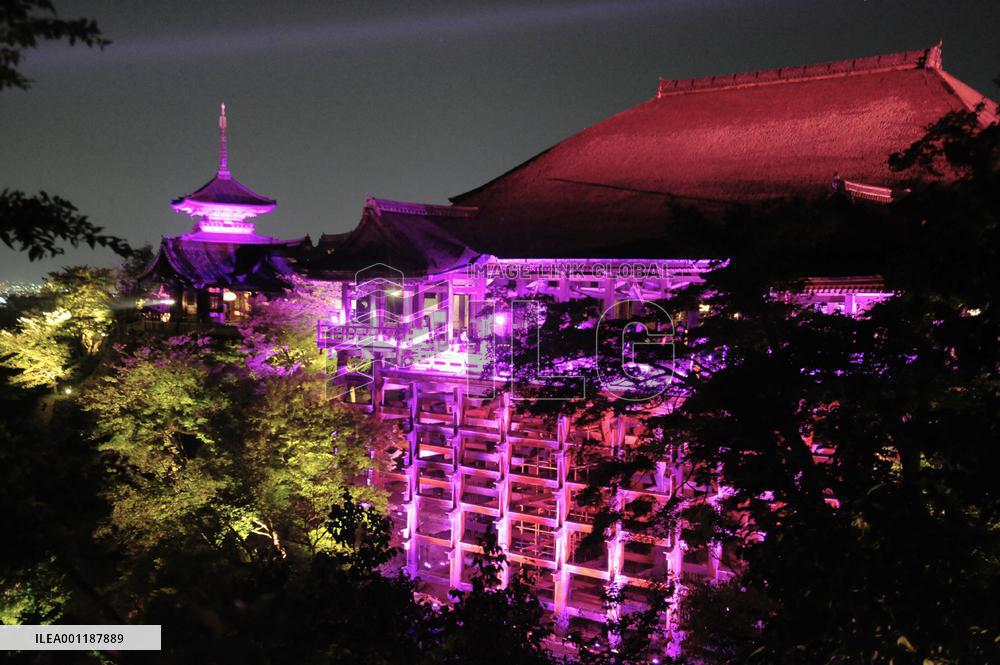 Temple in pink
