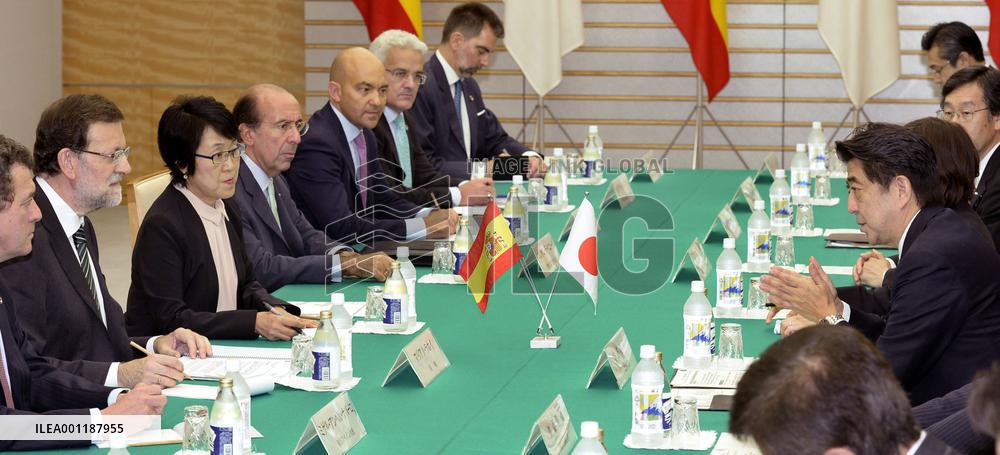 Japan-Spain summit meeting