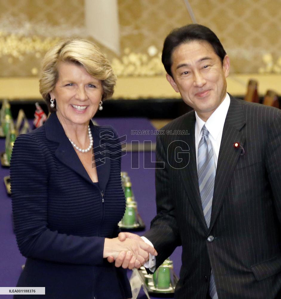 Japanese, Australian foreign ministers