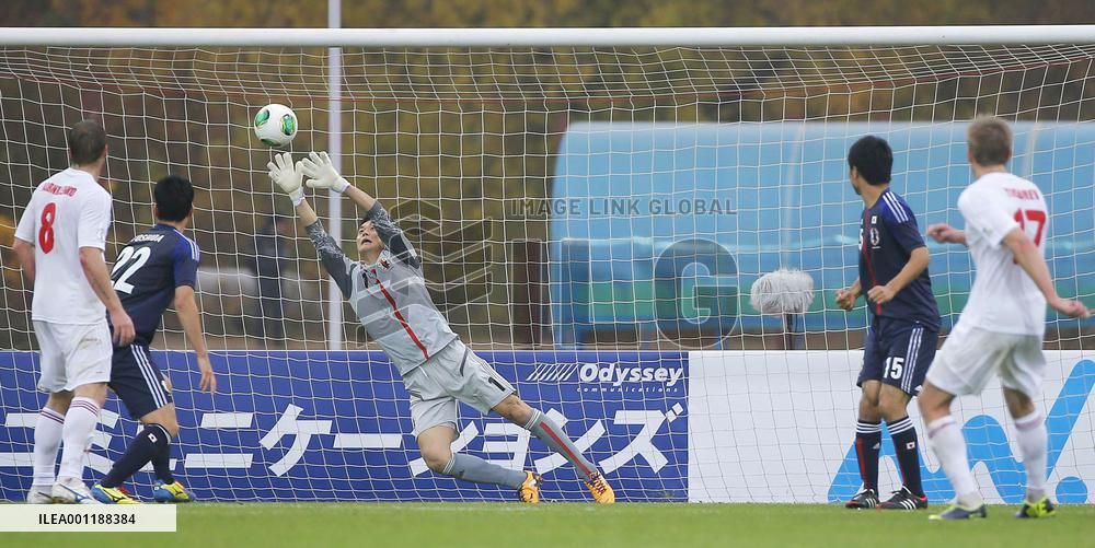 Japan lose to Belarus in friendly