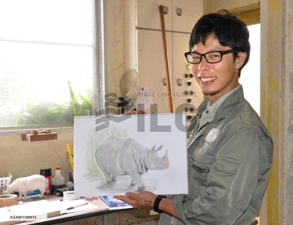 Young breeder of rhinos