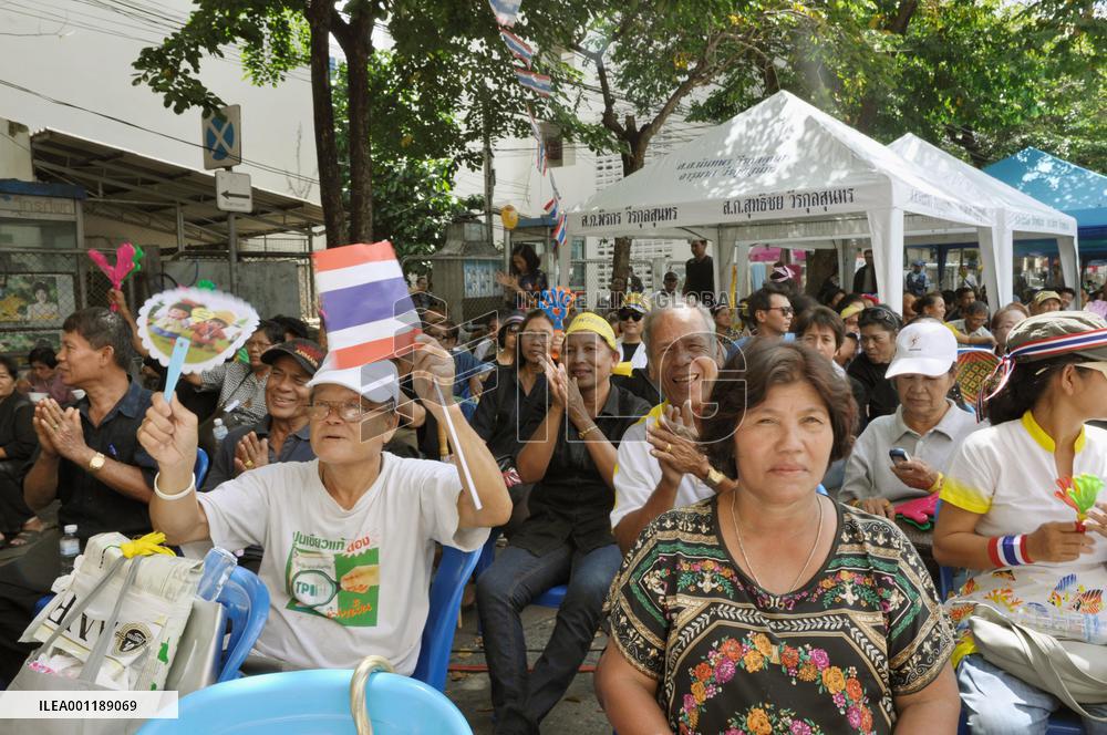 Protest rally in Thailand
