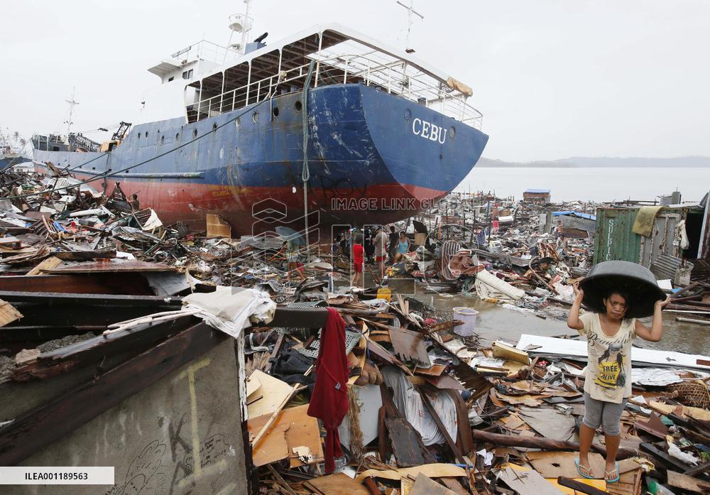 Typhoon aftermath in Philippines