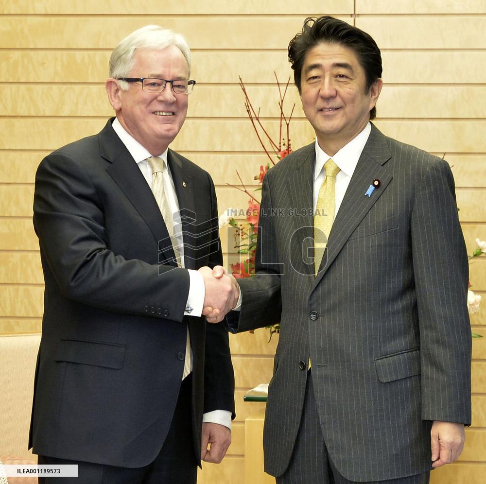 Australian trade minister in Japan