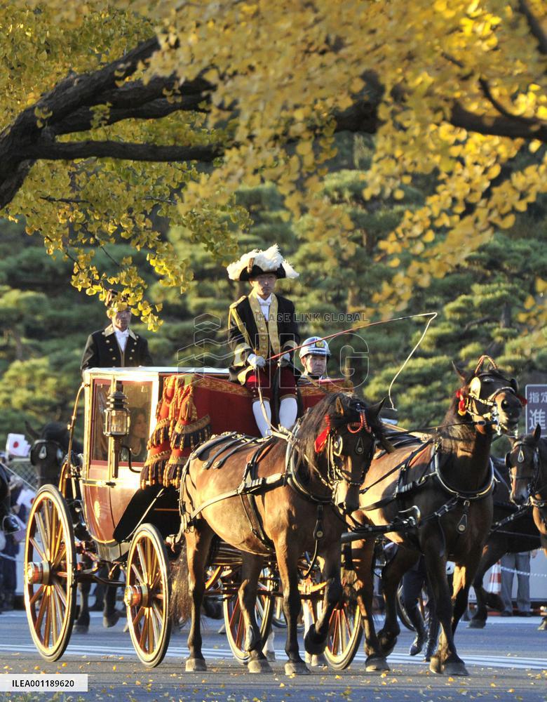 Kennedy meets emperor