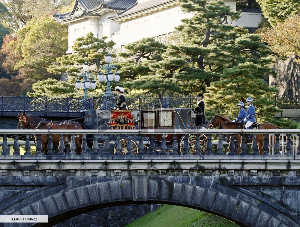 Kennedy meets emperor