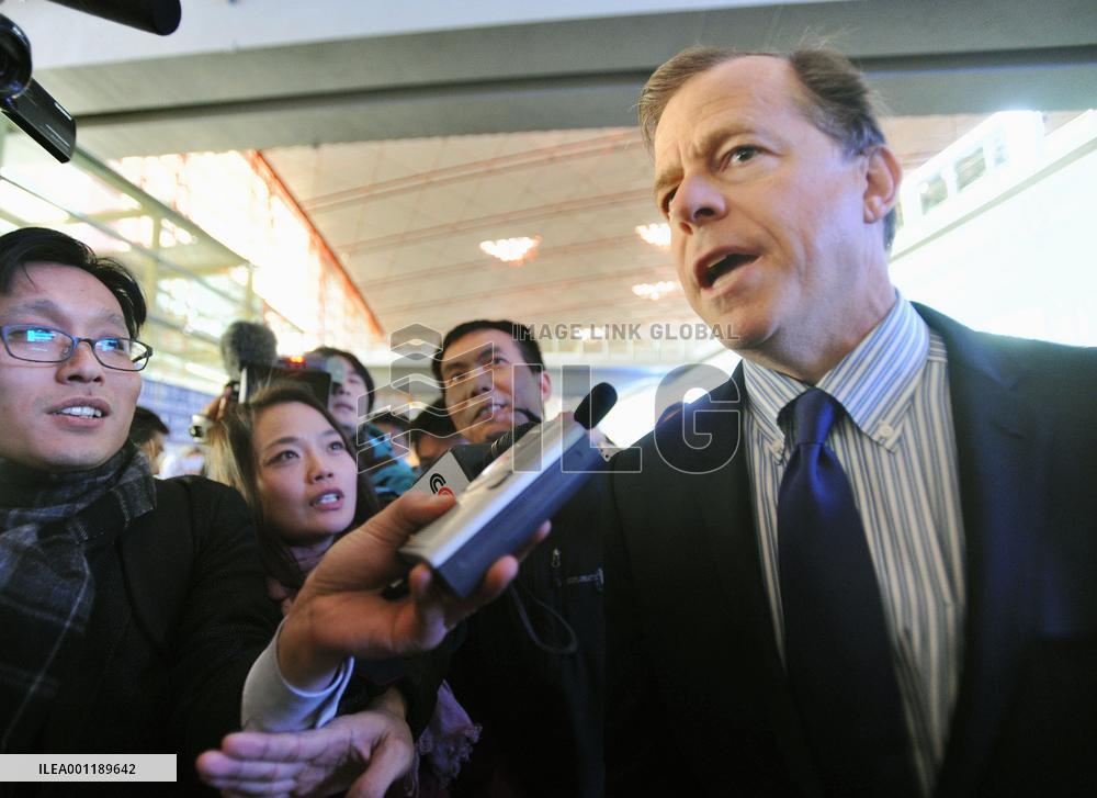U.S. nuclear envoy arrives in Beijing