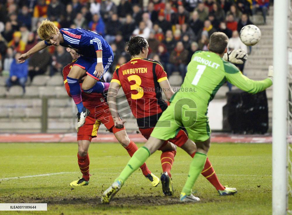 Japan beat Belgium in soccer friendly