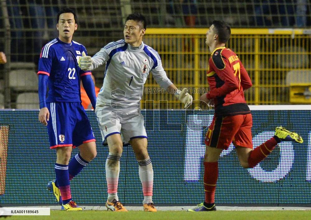 Japan beat Belgium in soccer friendly