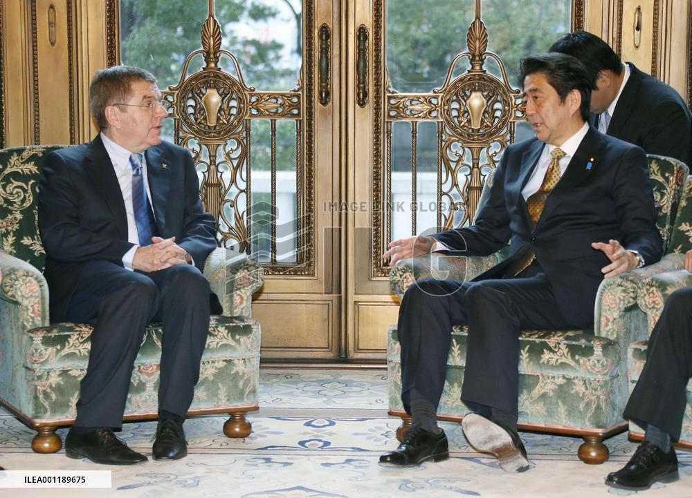 IOC president in Japan