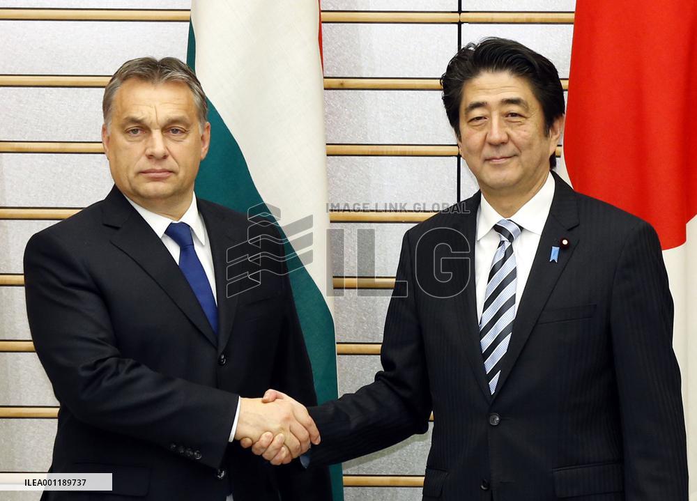Hungarian prime minister in Japan
