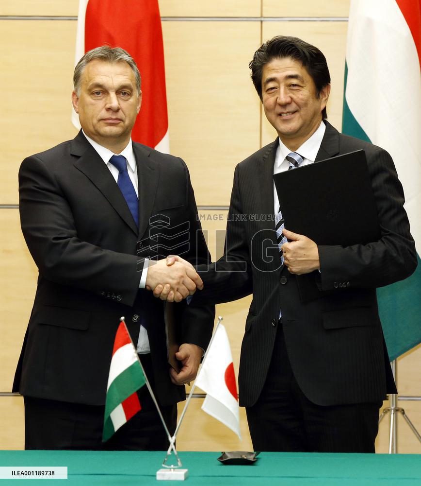 Hungarian prime minister in Japan