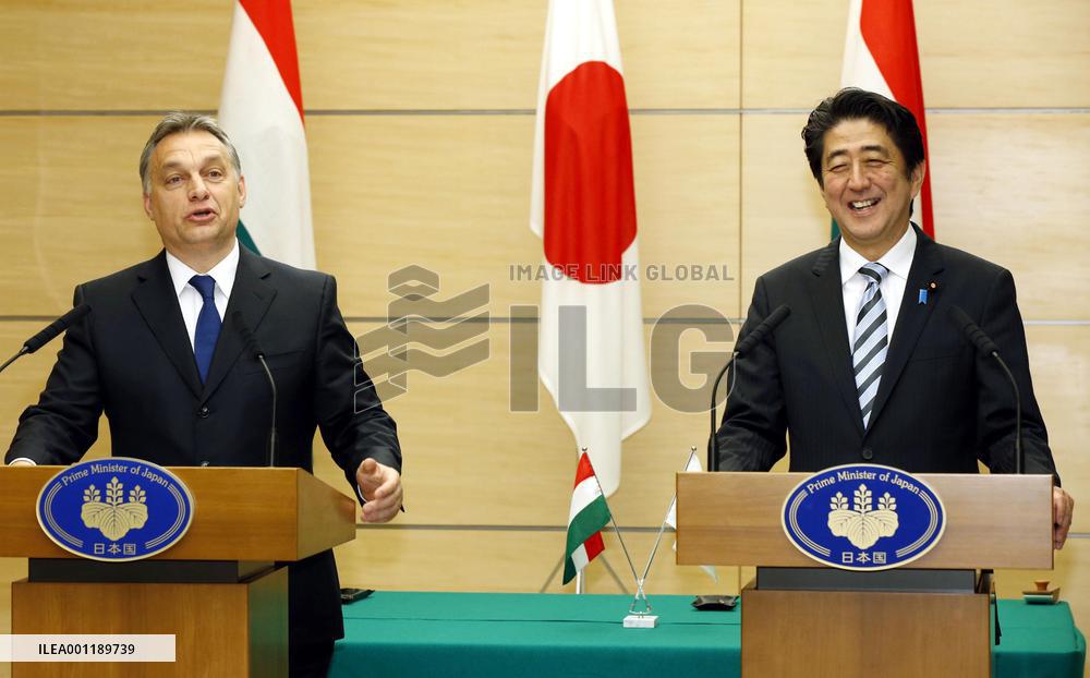 Hungarian prime minister in Japan