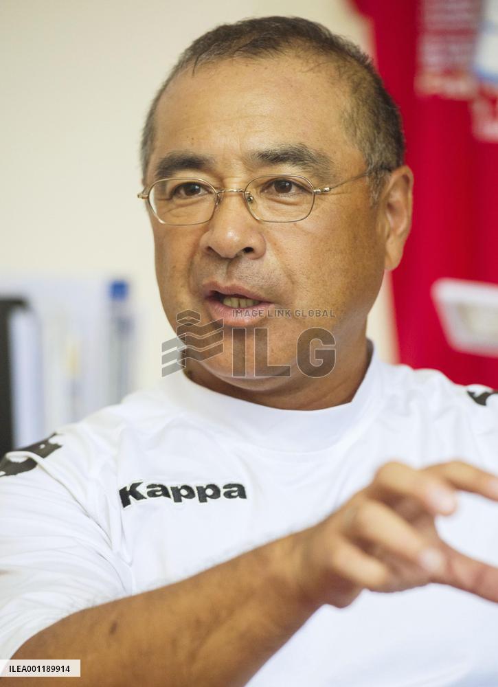 Japanese man leads Myanmar women's soccer team