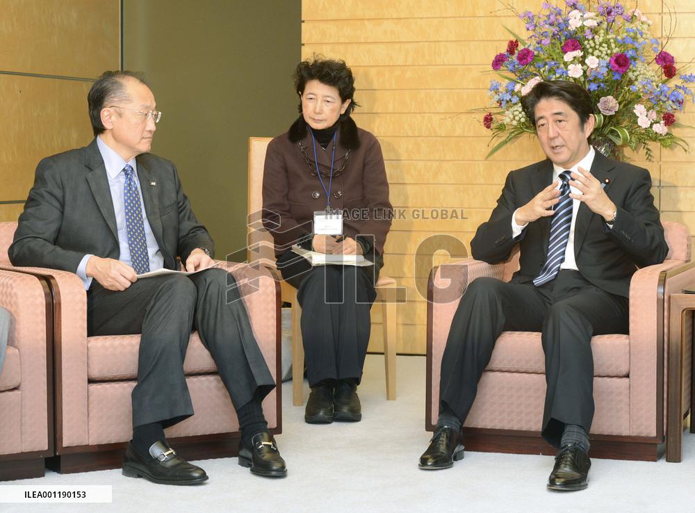 World Bank chief in Japan