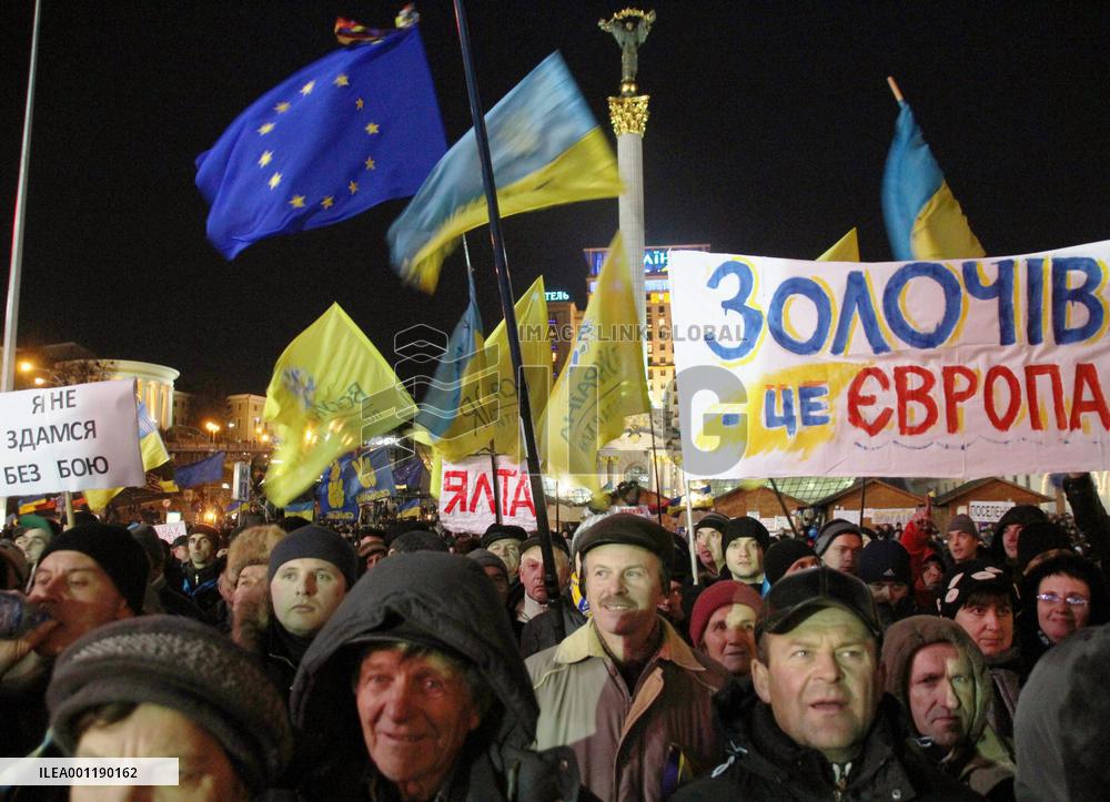 Demonstration in Ukraine