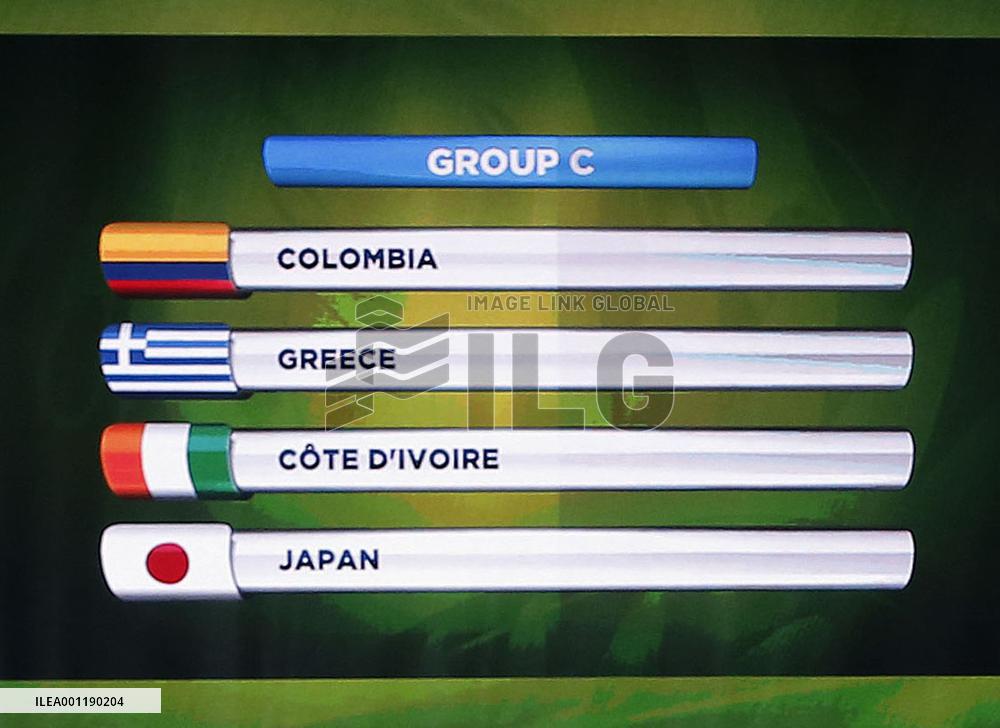 Japan in Group C at World Cup