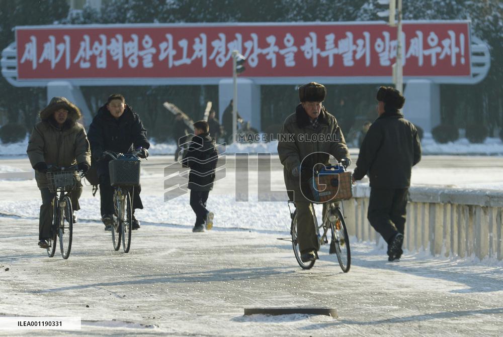 People calm in Pyongyang