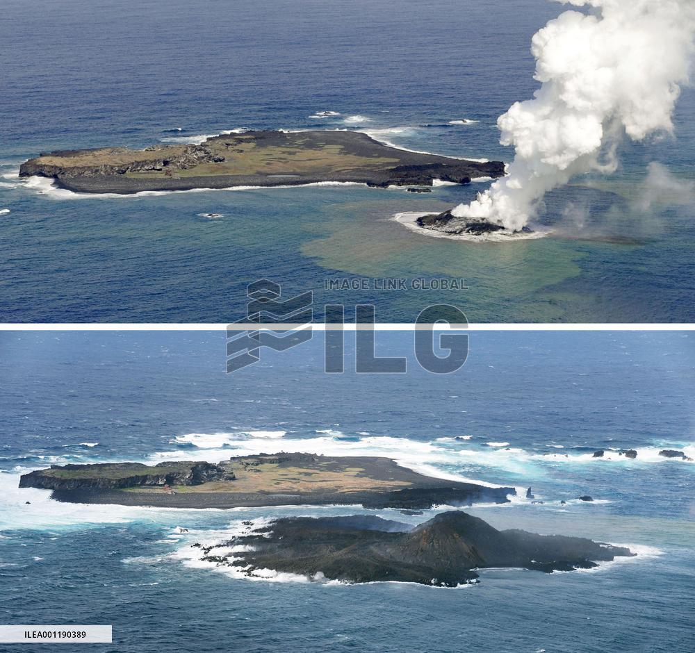 Japan's new island growing
