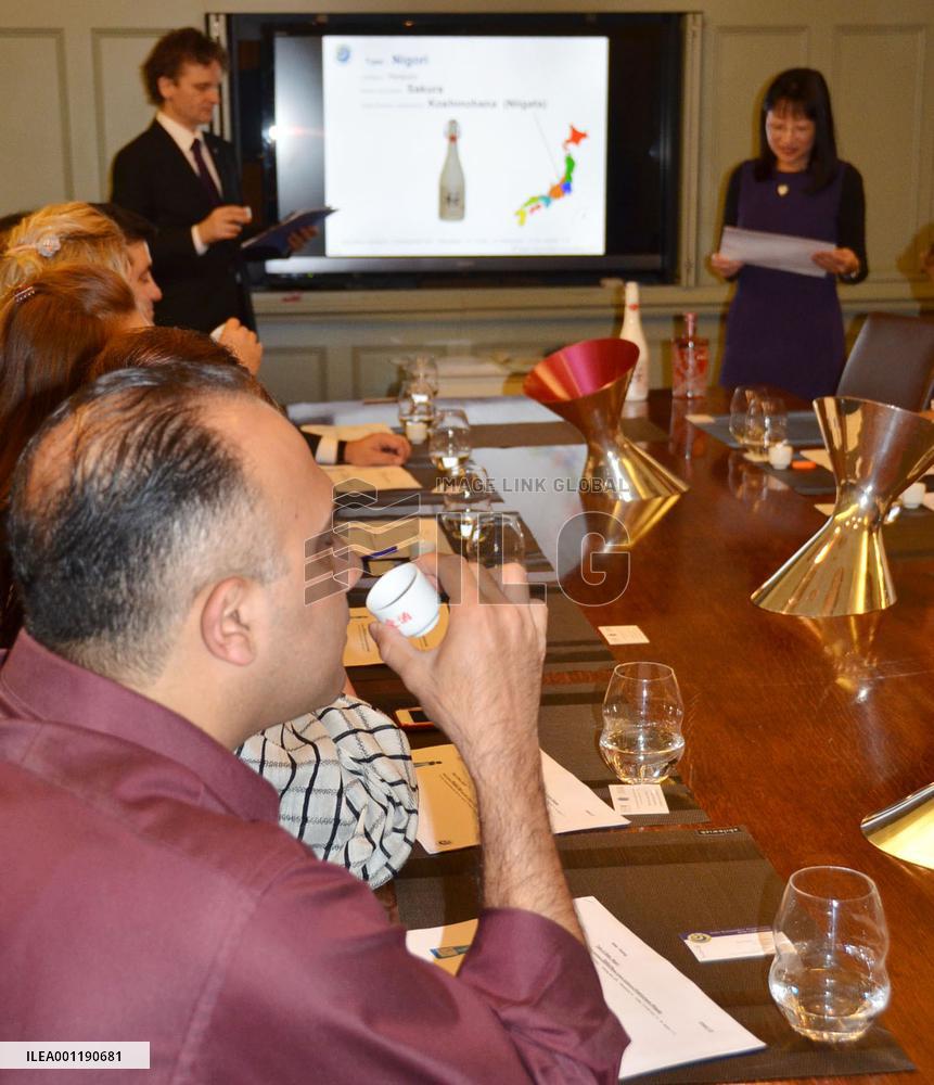 Sake popularity surging outside Japan