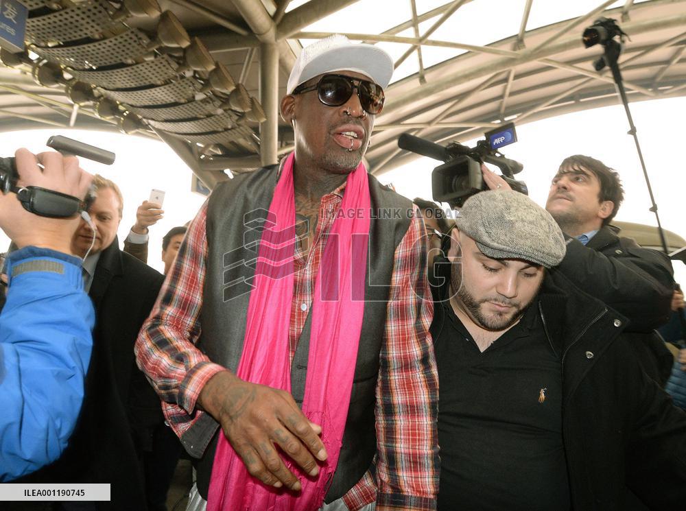 Rodman heads to N. Korea