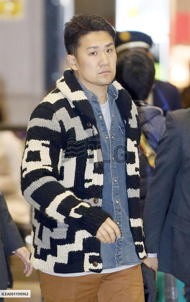 Tanaka back in Japan