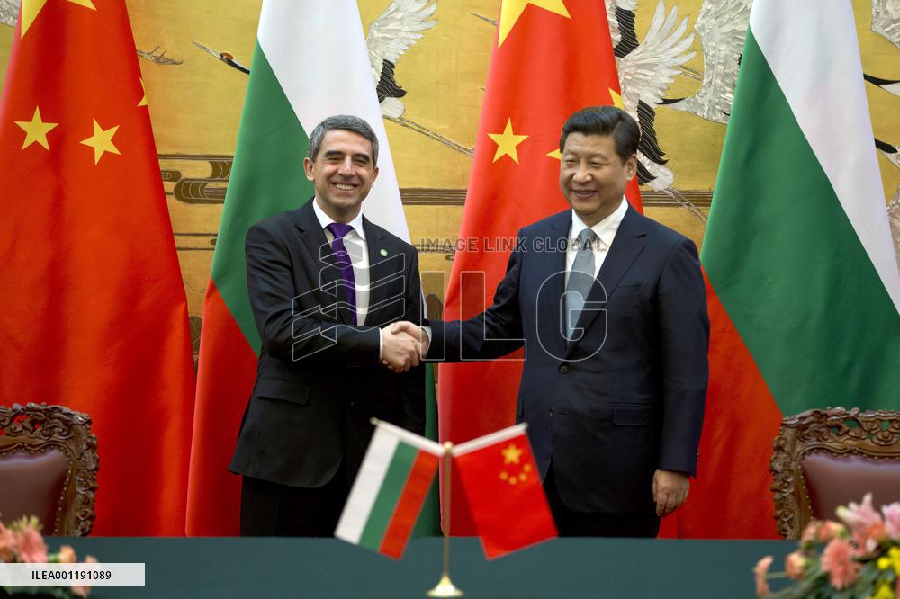 Bulgarian president in China