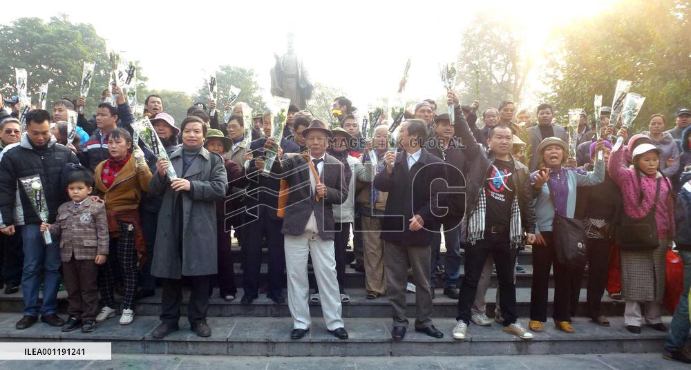 Anti-China rally in Hanoi