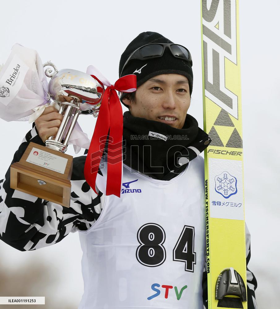 Ito finishes 2nd in STV world ski jumping event