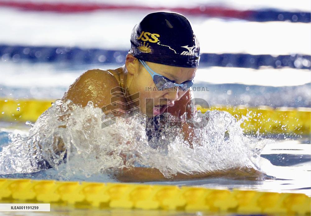 Watanabe wins 100m breaststroke on final day at Konami Open