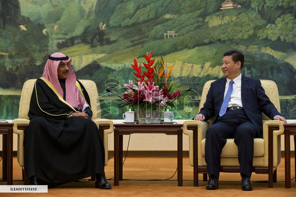 China's Xi, Kuwaiti foreign minister hold talks in Beijing