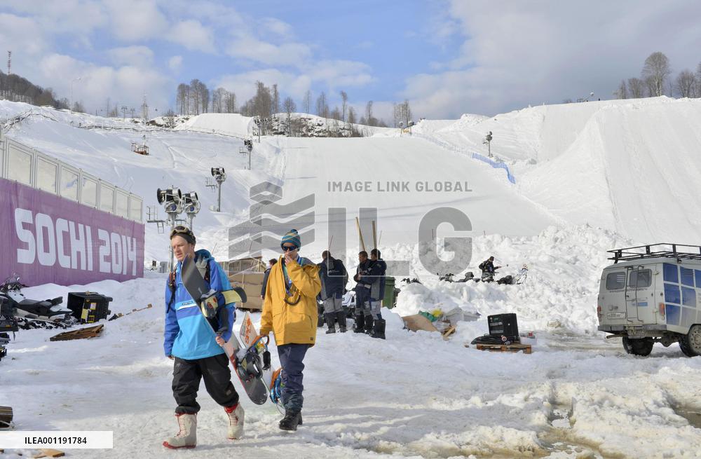 Countdown to Sochi Olympics: Snowboarding site