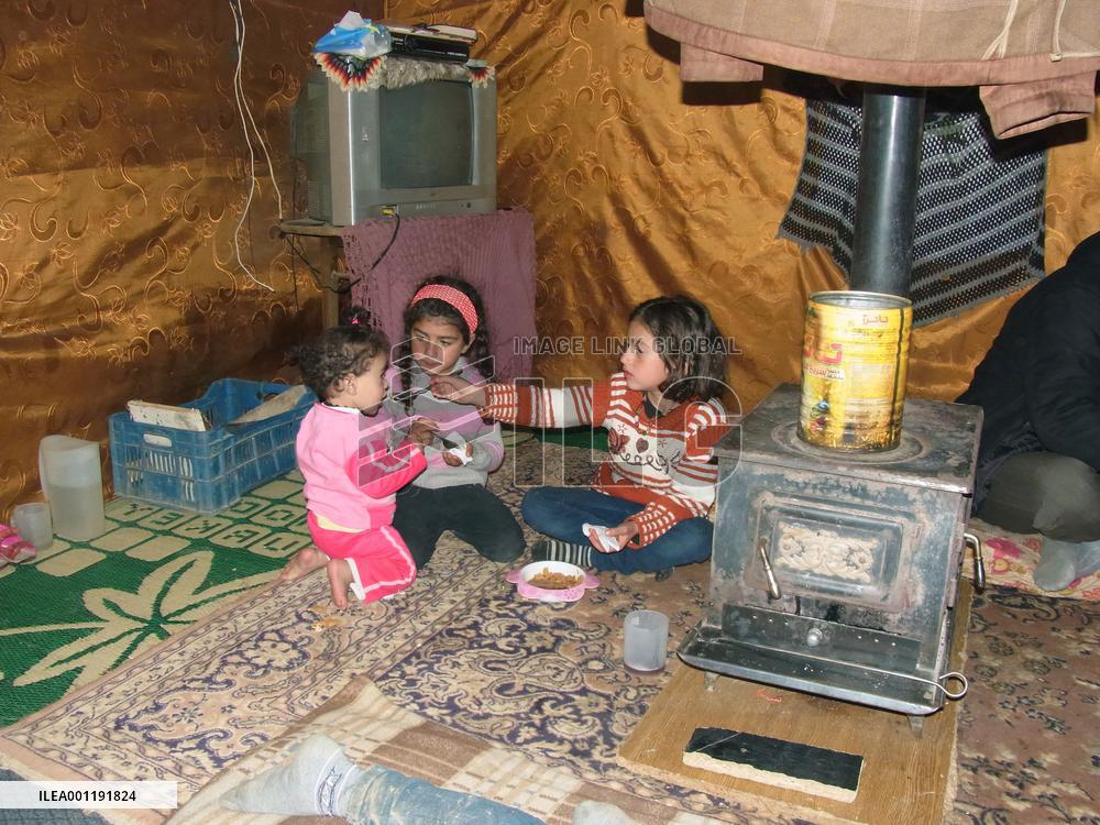 Syrian refugee camp in Lebanon