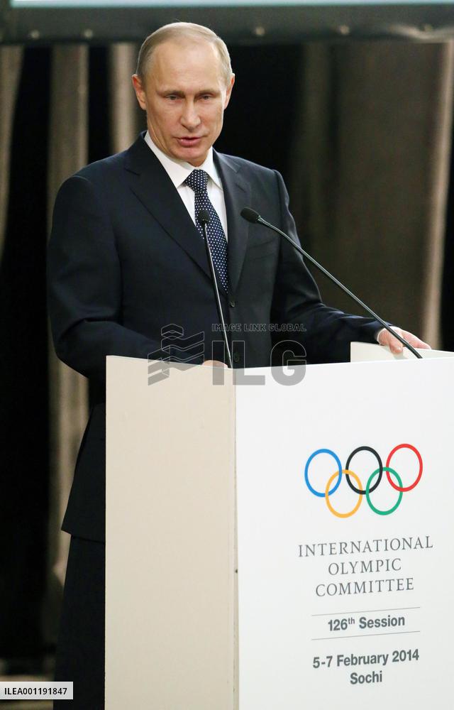 IOC session in Sochi