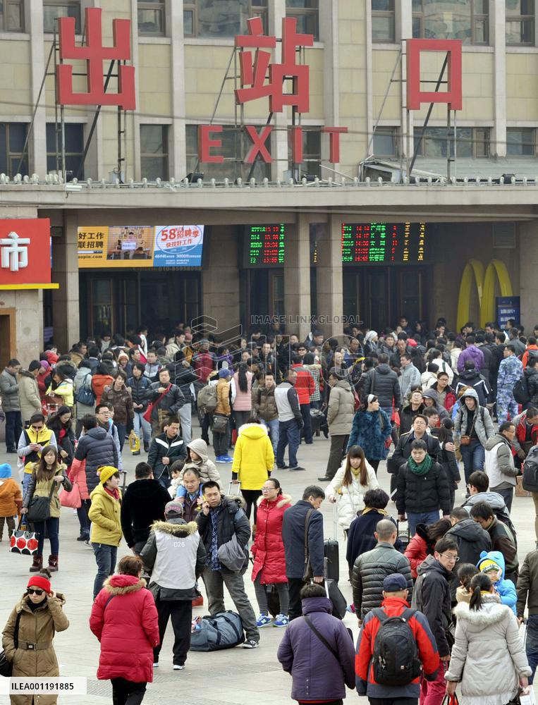 China's Lunar New Year holiday coming to end