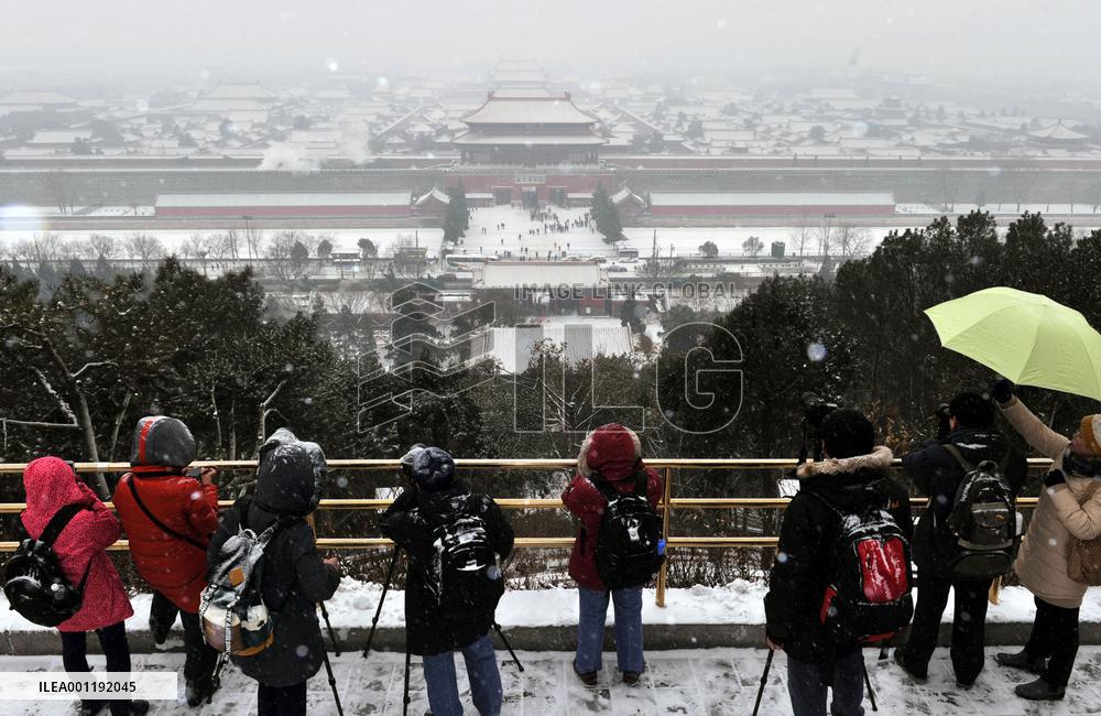 Snow in Beijing