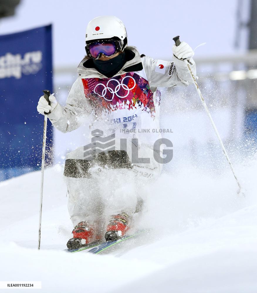 Japan's Hoshino in Olympic moguls qualifications