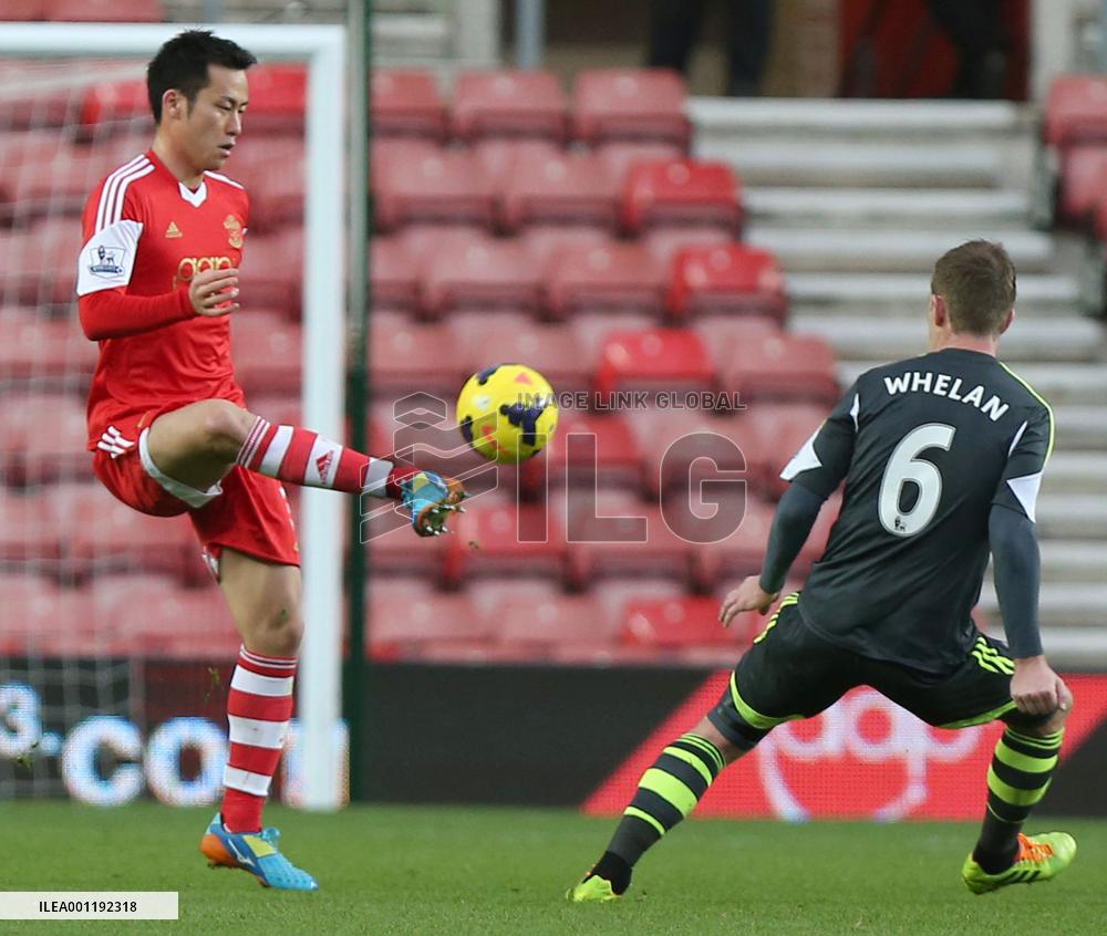 Yoshida of Southampton against Stoke City