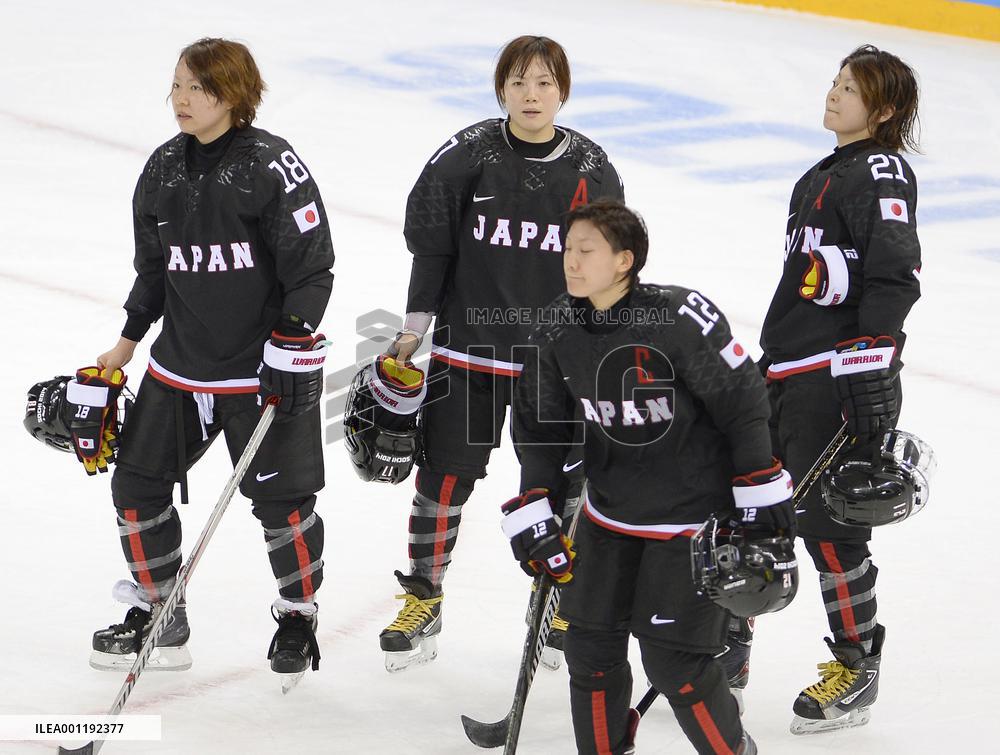 Japan loses to Sweden in women's hockey prelims at Sochi