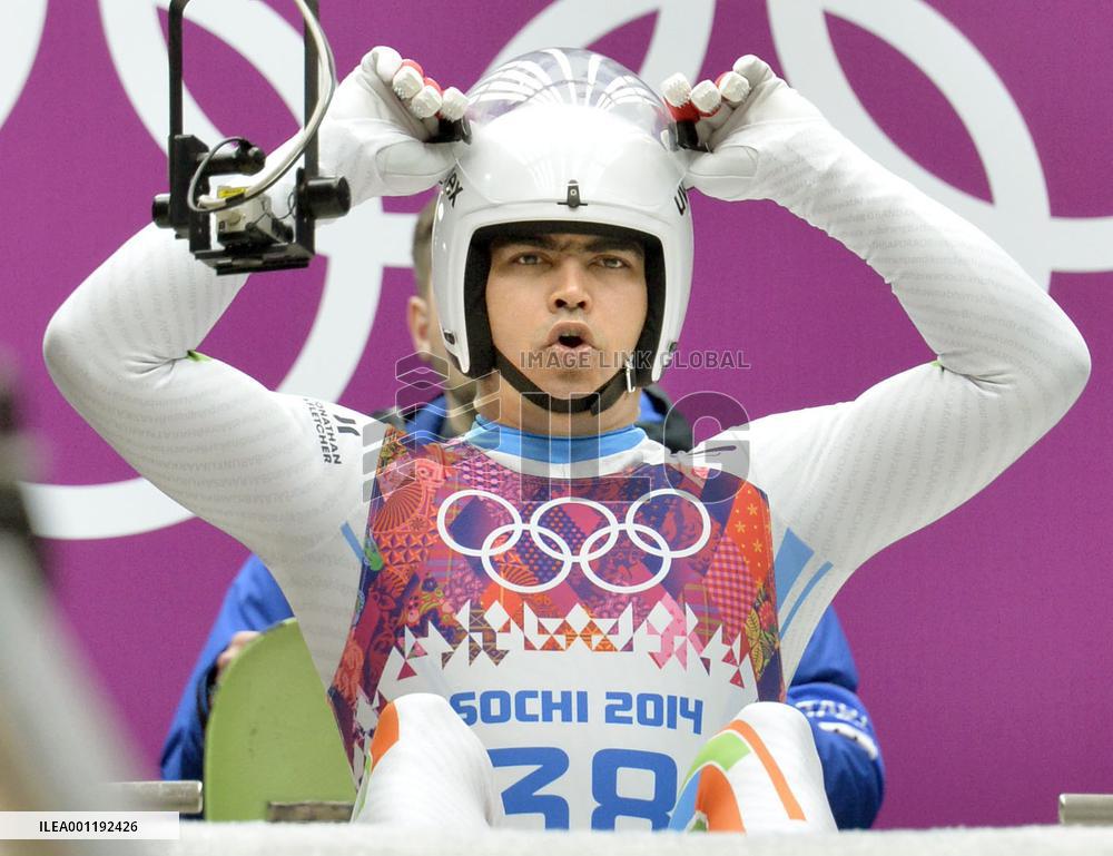 Keshavan in men's singles luge